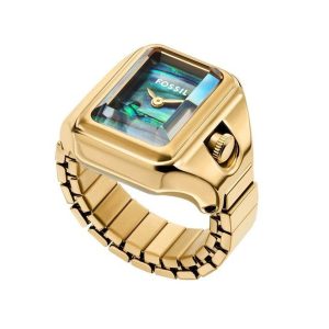 Đồng Hồ Dạng Nhẫn Nữ Fossil Raquel Watch Ring Stainless Steel ES5411 Màu Vàng Gold - Duy Hoang