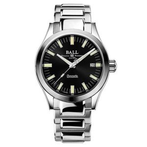 Đồng Hồ Nam Ball Engineer III Marvelight Chronometer 40mm NM2032C-S1C-BK Màu Bạc Đen - Duy Hoang
