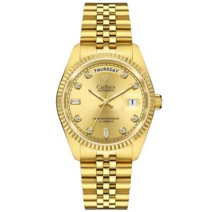 Đồng Hồ Nam Cadisen C8229G-T2 Màu Vàng Gold - Duy Hoang
