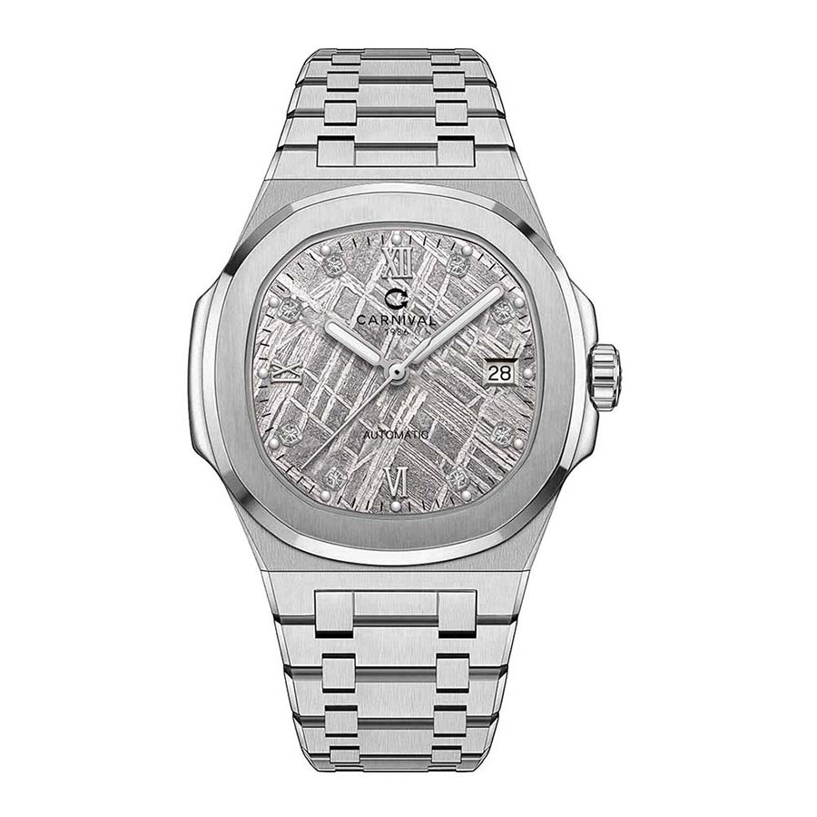 Đồng Hồ Nữ Carnival Quartz Watch 8131L2-CV-T Màu Demi Mặt Bạc - Duy Hoang