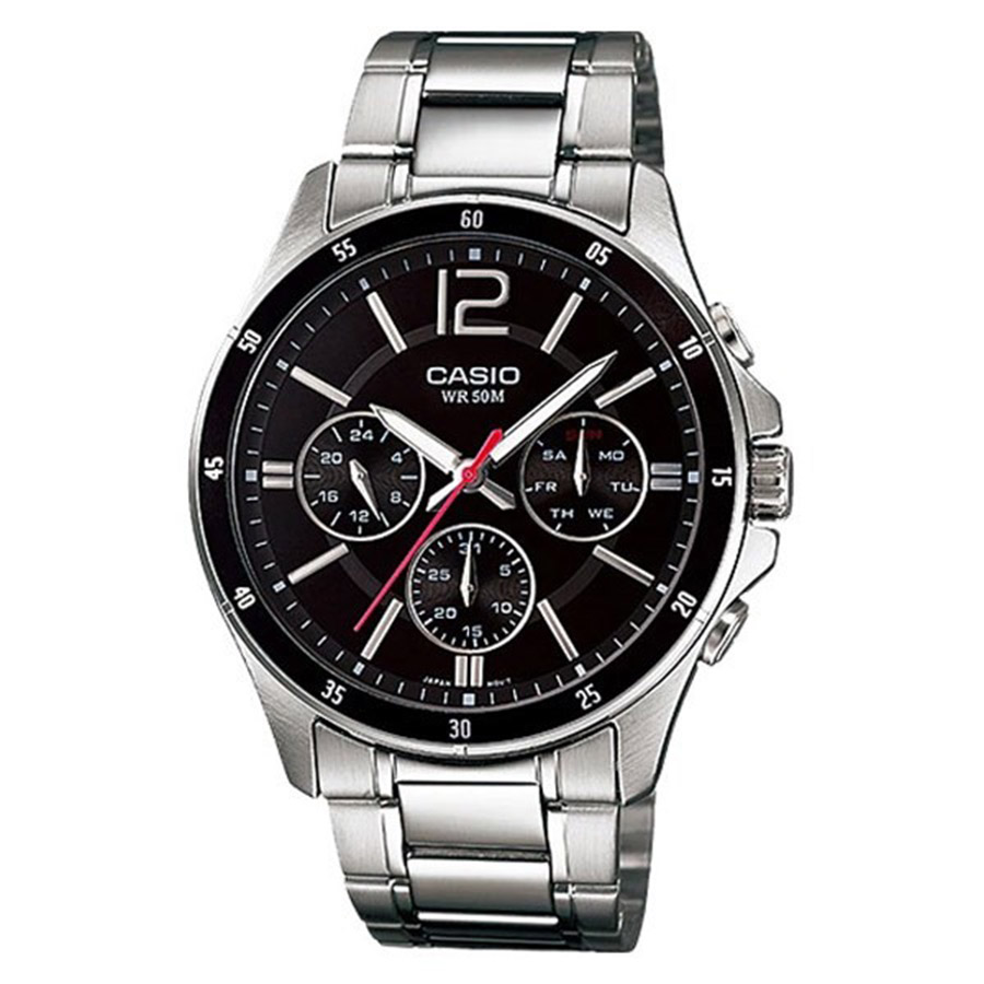 Đồng Hồ Nam Casio MTP-1374D-1AV Màu Trắng - Duy Hoang
