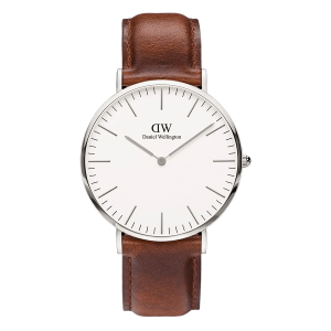 Đồng Hồ Nam Daniel Wellington Classic St Mawes Silver DW00100021 Màu Nâu - Trắng - Duy Hoang