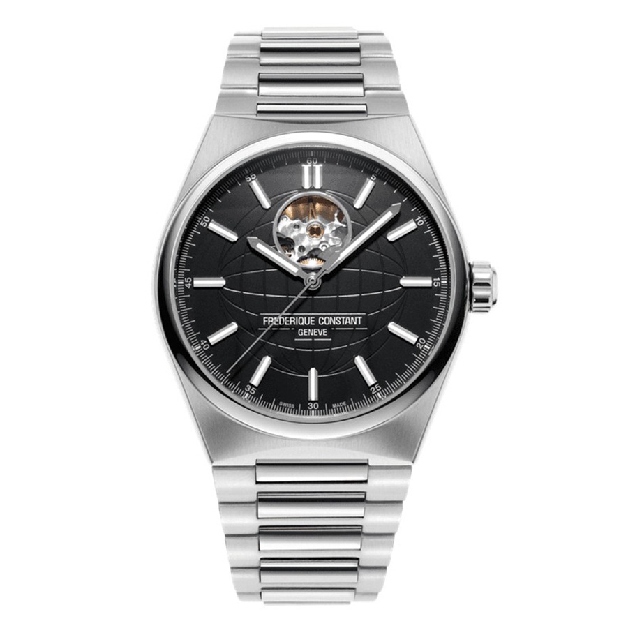 Đồng Hồ Nam Frederique Constant Heart Beat Highlife - FC-310B4NH6B (FC310B4NH6B) Màu Bạc Đen (Tặng Kèm Bộ Dây Hãng) - Duy Hoang