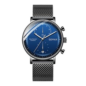 Đồng Hồ Nam Gemax CI235P1W Màu Xanh Navy - Duy Hoang
