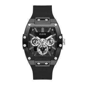 Đồng Hồ Nam Guess Black Case Black Silicone Watch GW0203G3 Màu Đen - Duy Hoang