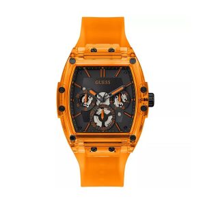 Đồng Hồ Nam Guess Phoenix Orange Watch GW0203G10 Màu Cam Đen - Duy Hoang