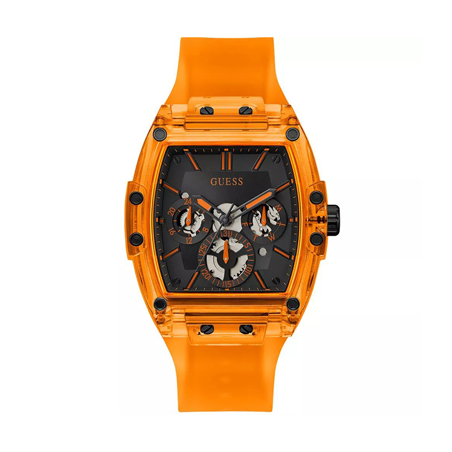 Đồng Hồ Nam Guess Phoenix Orange Watch GW0203G10 Màu Cam Đen - Duy Hoang