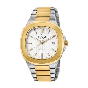 Đồng Hồ Nam GV2 By Gevril 18103 Potente Swiss Automatic Watch Màu Bạc Phối Vàng - Duy Hoang