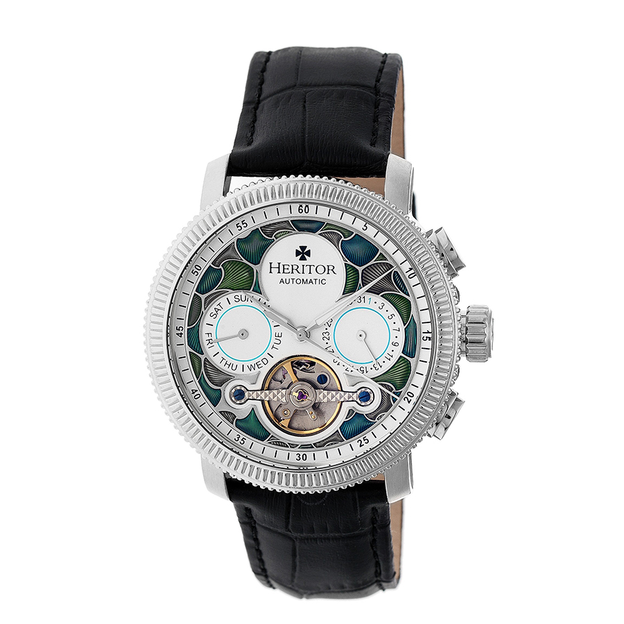 Đồng Hồ Nam Heritor Aura Men's Automatic Watch HR3504 Màu Đen - Duy Hoang