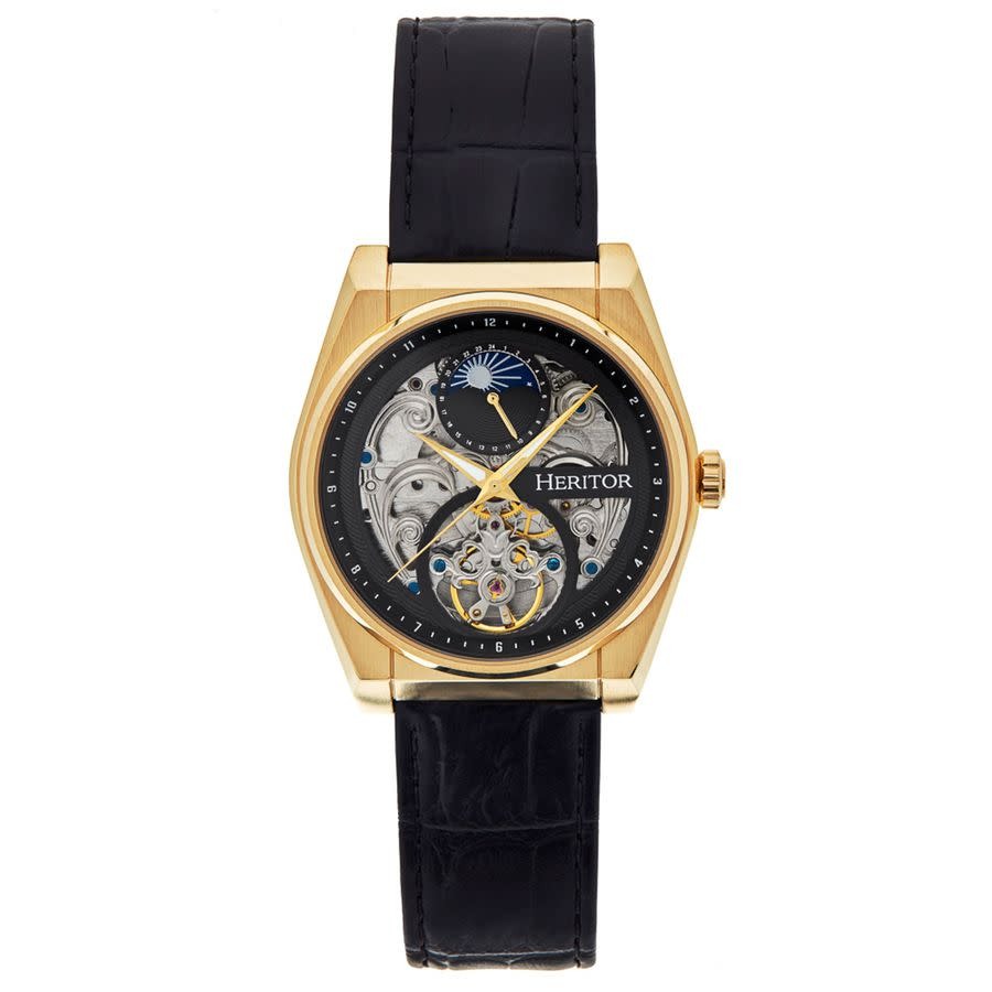 Đồng Hồ Nam Heritor Daxton Automatic HERHS3004 Màu Đen Vàng - Duy Hoang