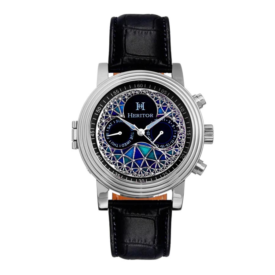 Đồng Hồ Nam Heritor Legacy Automatic Multi-Color Dial Men's Watch HERHR9701 Màu Đen - Duy Hoang