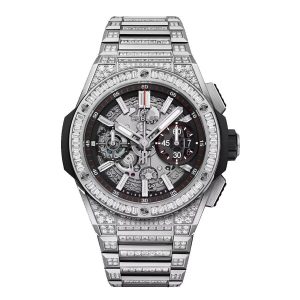 Đồng Hồ Nữ Hublot Classic Fusion White Titanium Diamonds 33mm 581.NE.2010.RW.1204 Màu Trắng - Duy Hoang