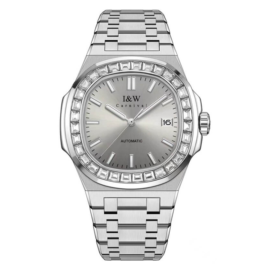 Đồng Hồ Nam I&W Carnival Automatic Watch 750G2-T3 Màu Bạc/Xám - Duy Hoang