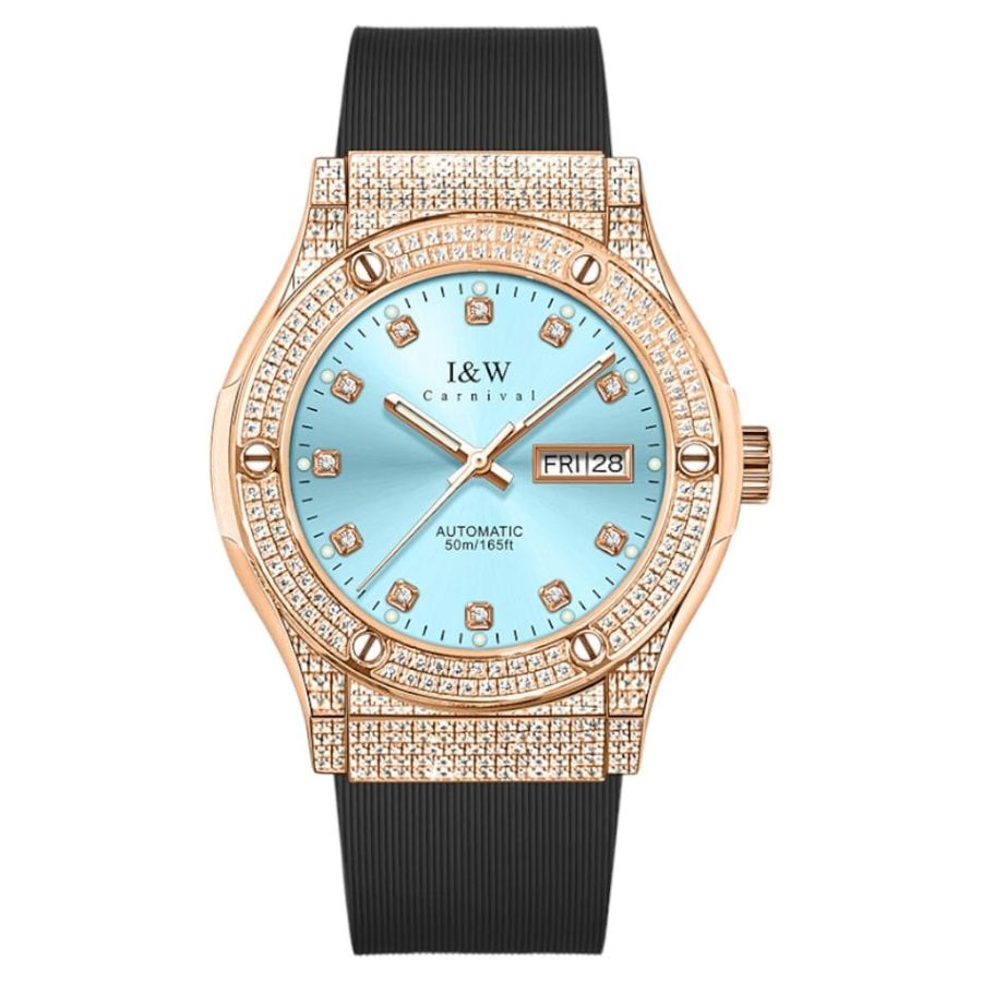 Đồng Hồ Nam I&W Carnival Automatic Watch IW55851G81 Màu Vàng - Xanh - Duy Hoang