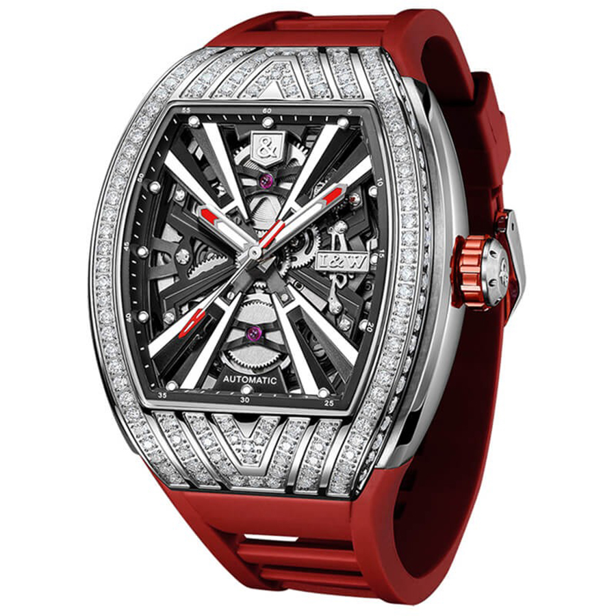 Đồng Hồ Nam I&W Carnival IW765G-DS – Automatic (IW765G1) Màu Đỏ - Duy Hoang