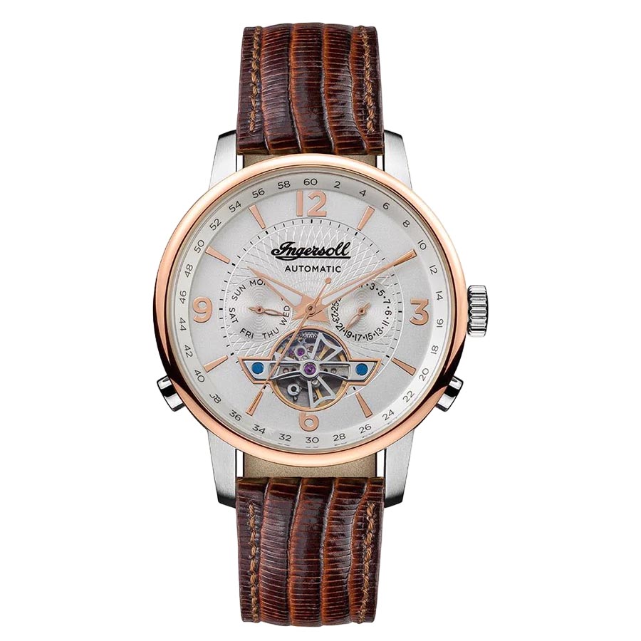 Đồng Hồ Nam Ingersoll The Grafton Automatic I00701B 42mm Màu Nâu - Duy Hoang