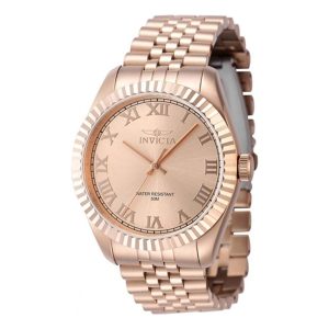 Đồng Hồ Nam Invicta Men Watch Specialty Quartz Rose Gold Stainless Steel Bracelet 47407 Màu Vàng Hồng - Duy Hoang