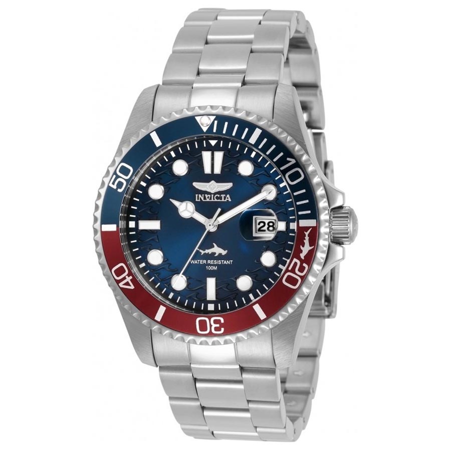 Đồng Hồ Nam Invicta Pro Diver Quartz Black Dial Pepsi Bezel 30951 43mm Màu Xanh Biển - Duy Hoang