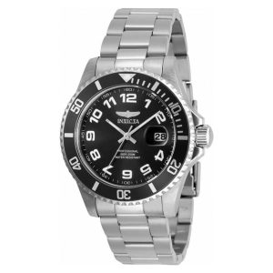 Đồng Hồ Nam Invicta Pro Diver Quartz Black Dial Stainless Steel Men Watch 30690 Màu Đen Bạc - Duy Hoang