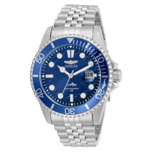 Đồng Hồ Nam Invicta Pro Diver Quartz Blue Dial Stainless Steel Men Watch 30610 Màu Bạc Xanh - Duy Hoang