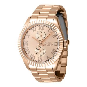 Đồng Hồ Nam Invicta Specialty GMT Quartz 47433 Vàng Hồng - Duy Hoang