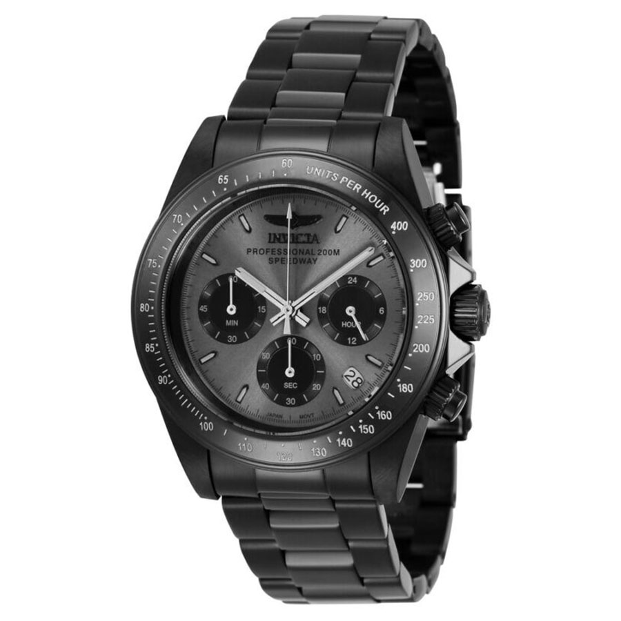 Đồng Hồ Nam Invicta Speedway Black Dial Men Watch 36741 Màu Đen Xám - Duy Hoang