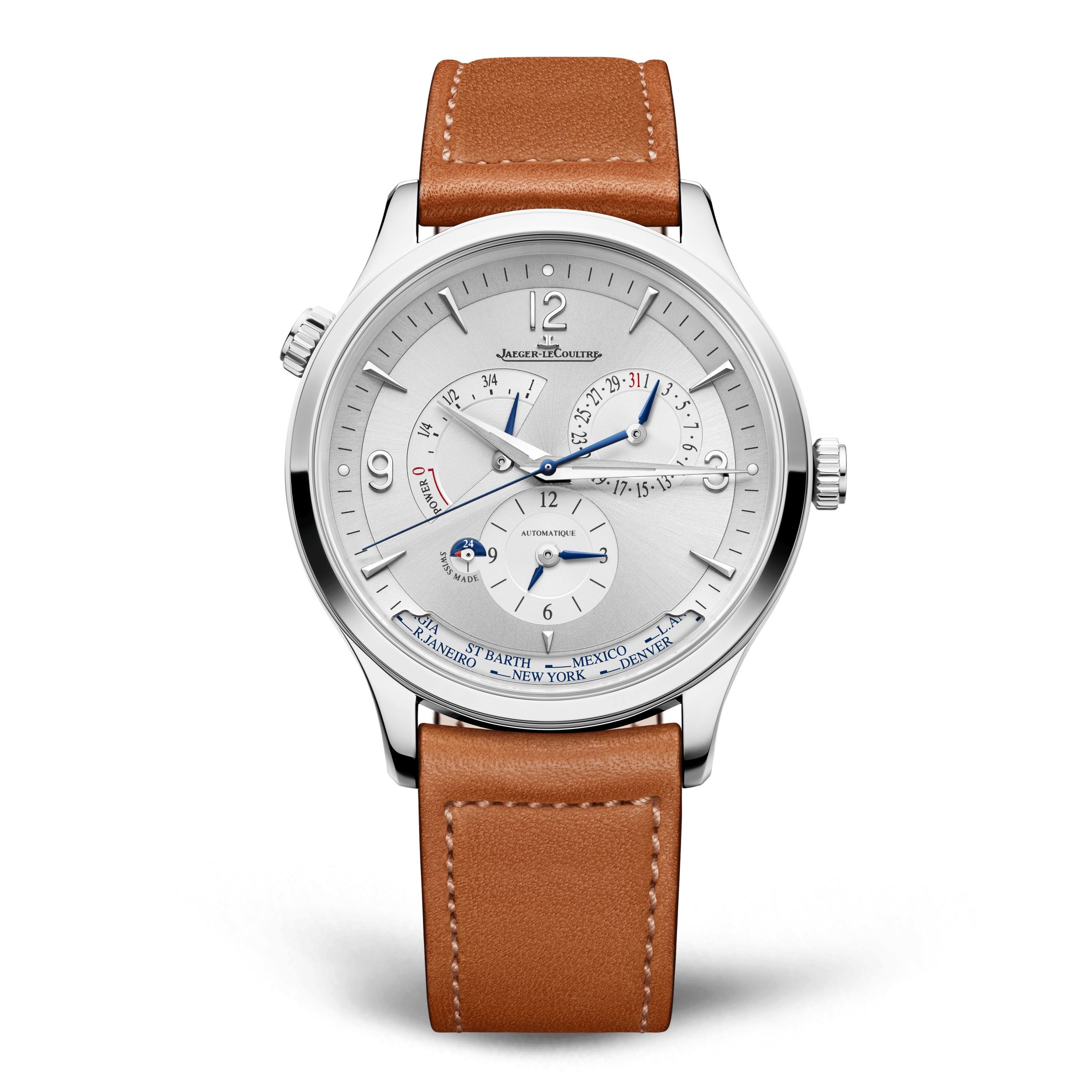 Đồng Hồ Nam Jaeger – LeCoultre Master Control Geographic 4128420 Màu Nâu Bạc - Duy Hoang
