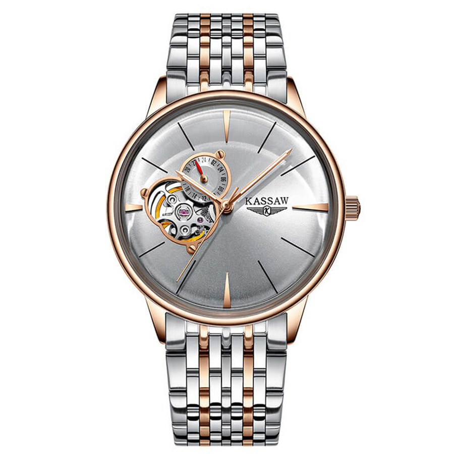 Đồng Hồ Nam Kassaw K873G1 Automatic Màu Bạc - Duy Hoang