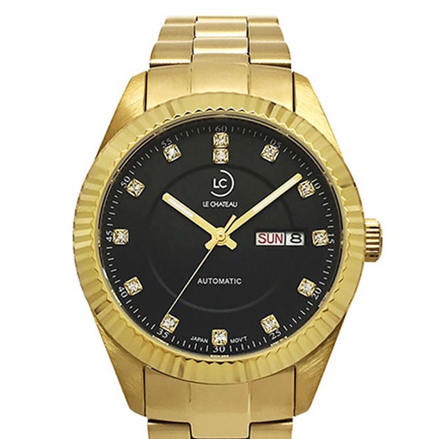 Đồng Hồ Nam Le Chateau L07.114.04.4.2 Màu Vàng Gold - Duy Hoang
