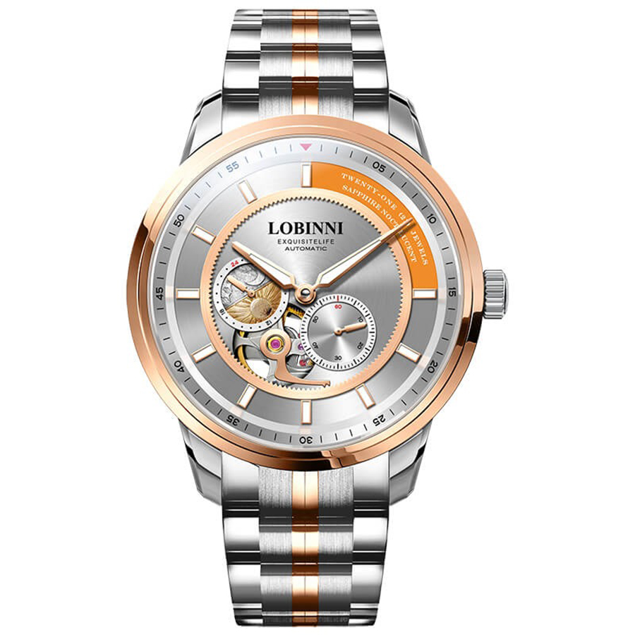 Đồng Hồ Nam Lobinni LB9017G-T1 Màu Bạc - Duy Hoang