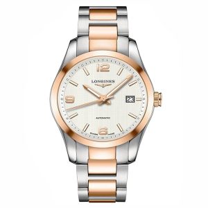 Đồng Hồ Nam Longines Conquest Classic L2.785.5.76.7 Màu Bạc/ Vàng Hồng - Duy Hoang