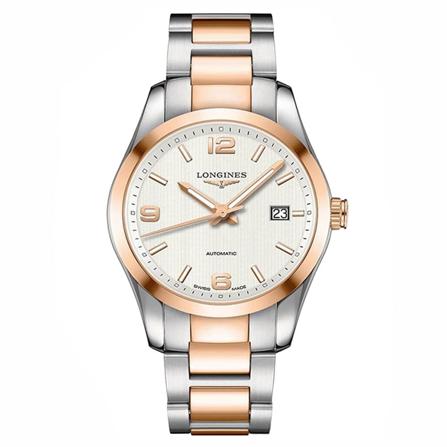 Đồng Hồ Nam Longines Conquest Classic L2.785.5.76.7 Màu Bạc/ Vàng Hồng - Duy Hoang
