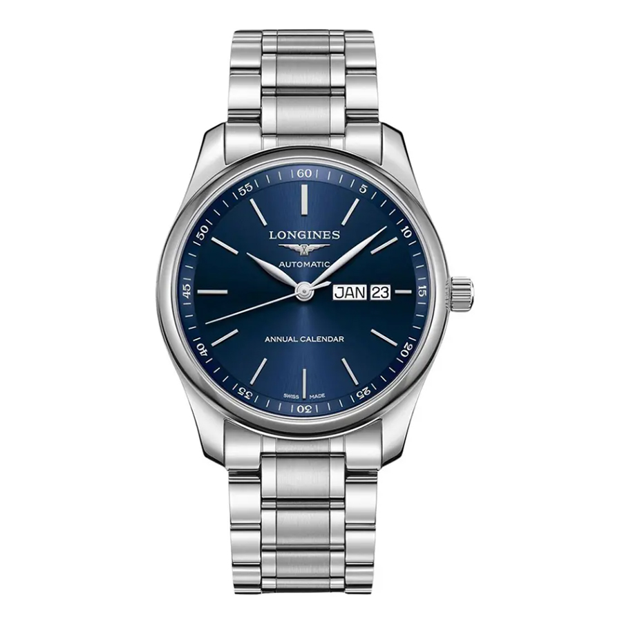Đồng Hồ Nam Longines Master Collection L2.910.4.92.6 Màu Bạc Xanh Navy Sang Trọng - Duy Hoang