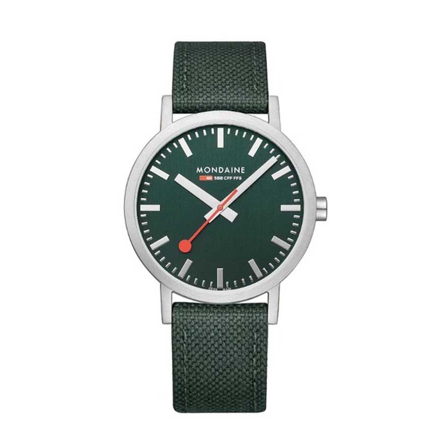 Đồng Hồ Nam Mondaine Classic Forest Green Watch A660.30360.60SBF - 40mm Màu Xanh Xám - Duy Hoang