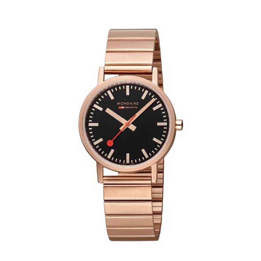 Đồng Hồ Nam Mondaine Classic Rose Golden Watch A660.30314.16SBR - 36mm Màu Vàng Hồng - Duy Hoang