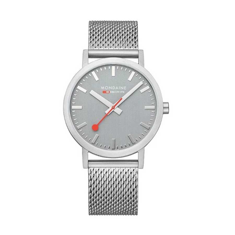 Đồng Hồ Nam Mondaine Classic Stainless Steel Gray Watch A660.30360.80SBJ - 40mm Màu Xám Bạc - Duy Hoang