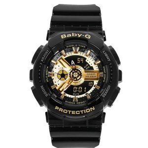 Đồng Hồ Nữ Casio BA-110-1ADR Màu Đen Vàng - Duy Hoang