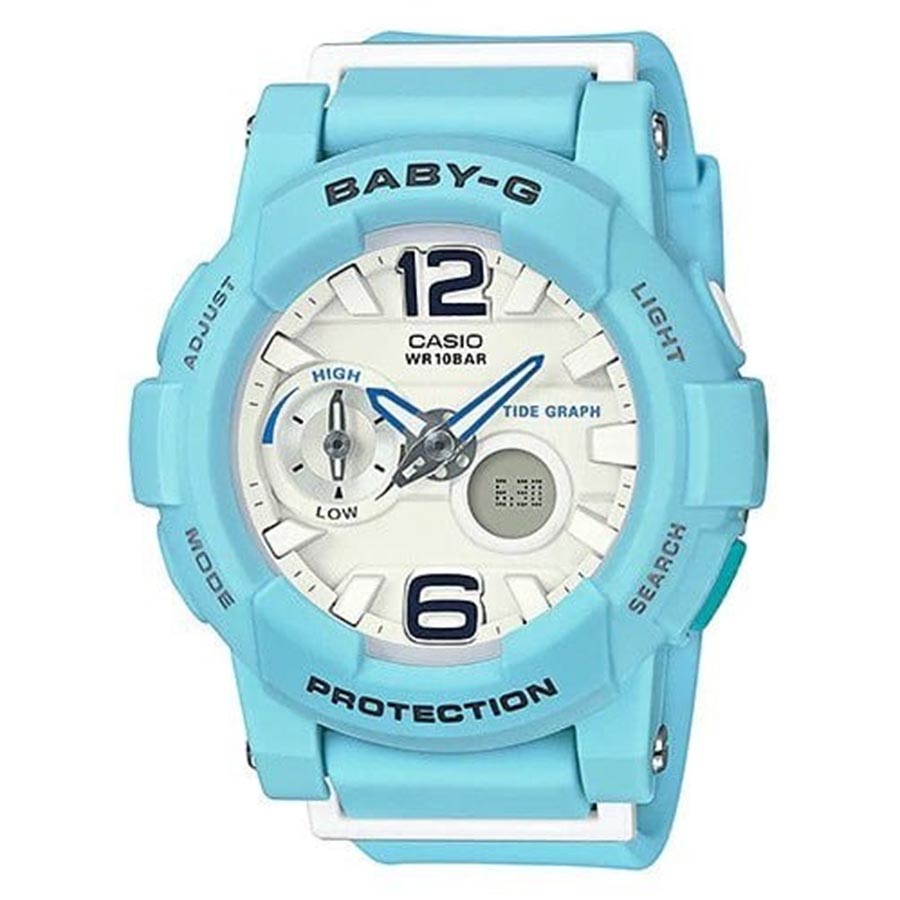 Đồng Hồ Nữ Casio Baby G Quartz BGA-180BE-2B Màu Xanh Dương - Duy Hoang