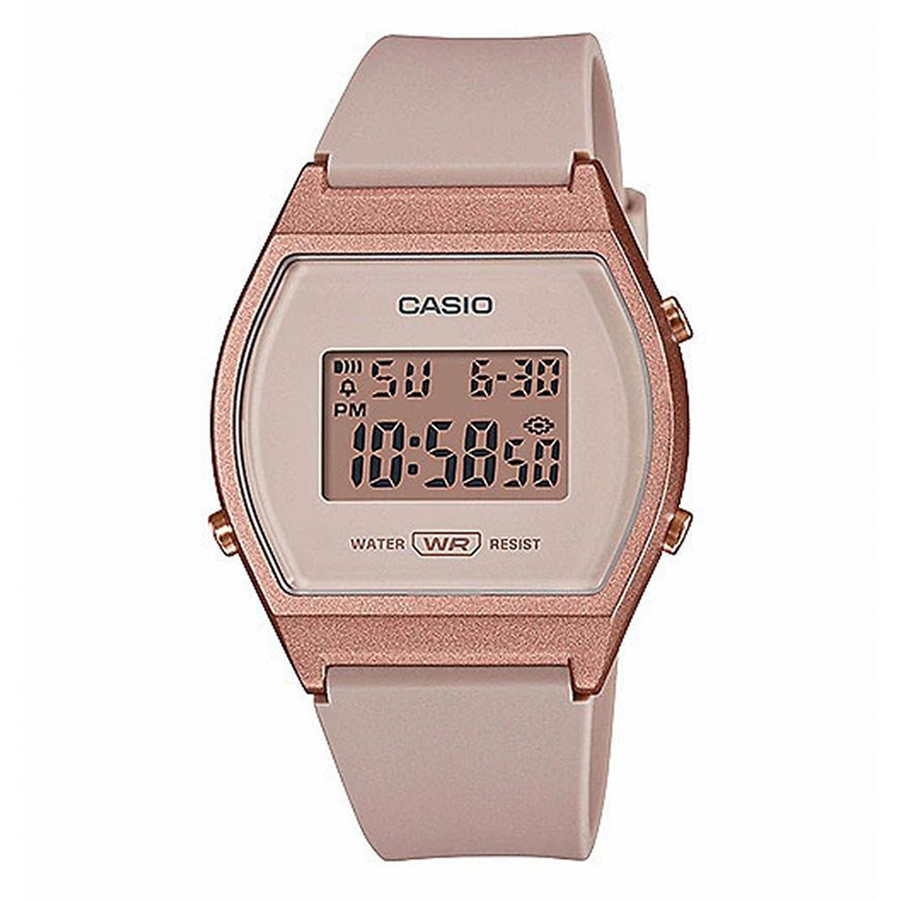 Đồng Hồ Nữ Casio LW-204-4ADF Màu Trắng/ Vàng Hồng - Duy Hoang