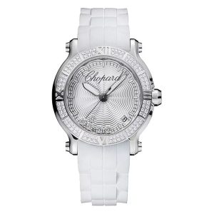 Đồng Hồ Nữ Chopard Happy Sport 278551-3003 Diamond Watch 36mm Màu Bạc - Duy Hoang