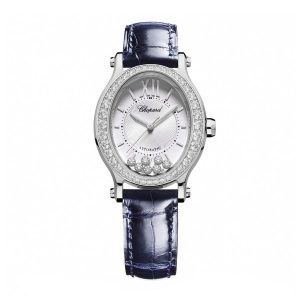 Đồng Hồ Nữ Chopard Happy Sport 278602-3003 Diamonds Màu Xanh Navy Bạc - Duy Hoang