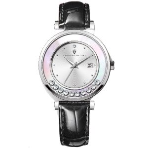 Đồng Hồ Nữ Christian Van Sant Quartz Watch Màu Trắng/Vàng - Duy Hoang