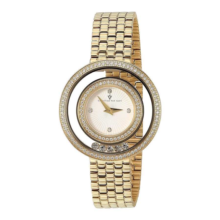 Đồng Hồ Nữ Christian Van Sant Gracieuse Quartz CV4831 34mm Màu Vàng Gold - Duy Hoang