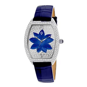 Đồng Hồ Nữ Christian Van Sant Lotus Quartz Blue Dial Ladies Watch CV4854 Màu Xanh Bạc - Duy Hoang