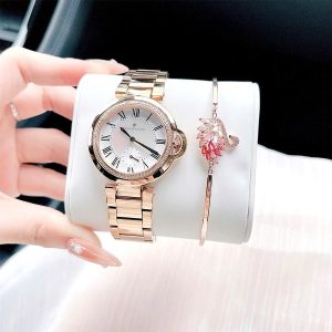Đồng Hồ Nữ Christian Van Sant Quartz CV0232 Màu Vàng Gold (Tặng Vòng Tay) - Duy Hoang