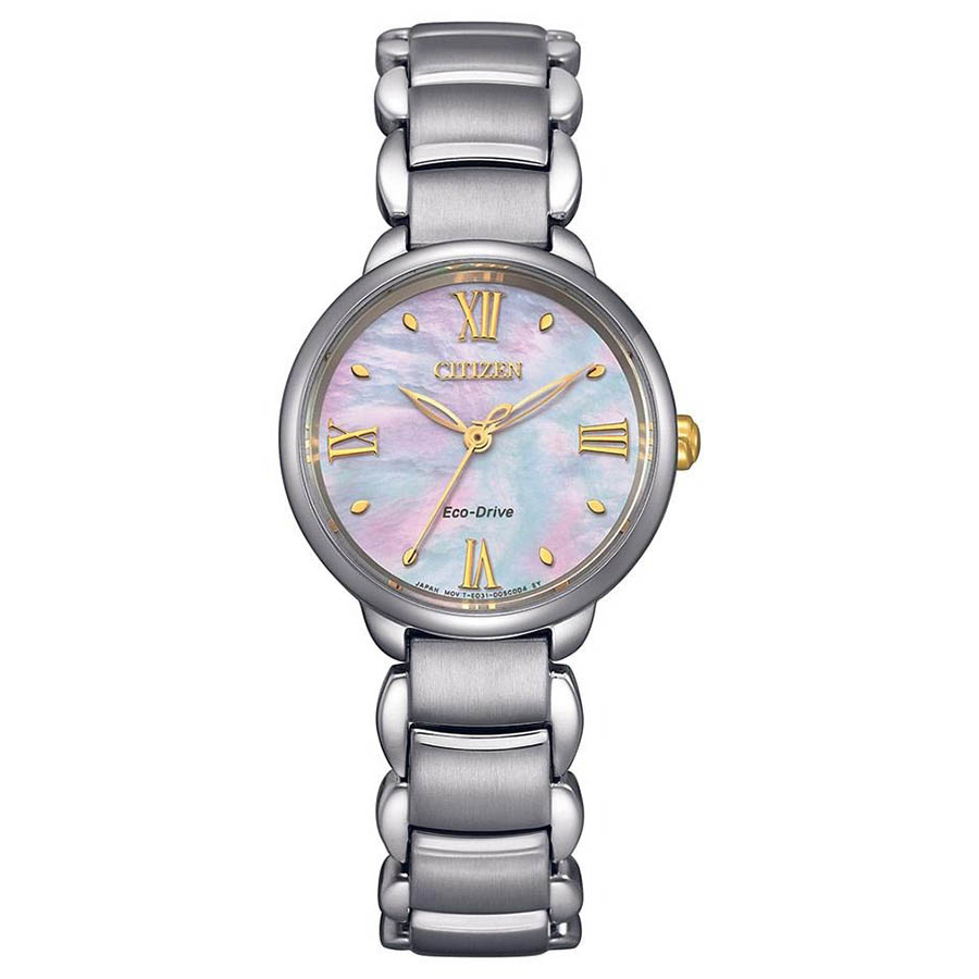 Đồng Hồ Nữ Citizen Eco-Drive EM0927-87Y Màu Bạc Hồng - Duy Hoang