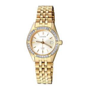 Đồng Hồ Nữ Citizen Gold Tone EU6062-50P Màu Vàng Gold - Duy Hoang