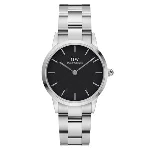Đồng Hồ Nữ Daniel Wellington Quadro Pressed Ashfield 20x26mm DW00100433 Màu Đen - Duy Hoang