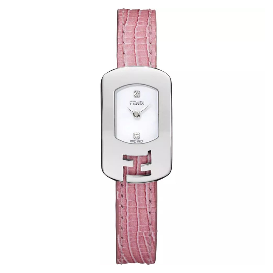 Đồng Hồ Nữ Fendi Chameleon Pink Watch 18x31mm F300024071D1 Màu Hồng Bạc - Duy Hoang