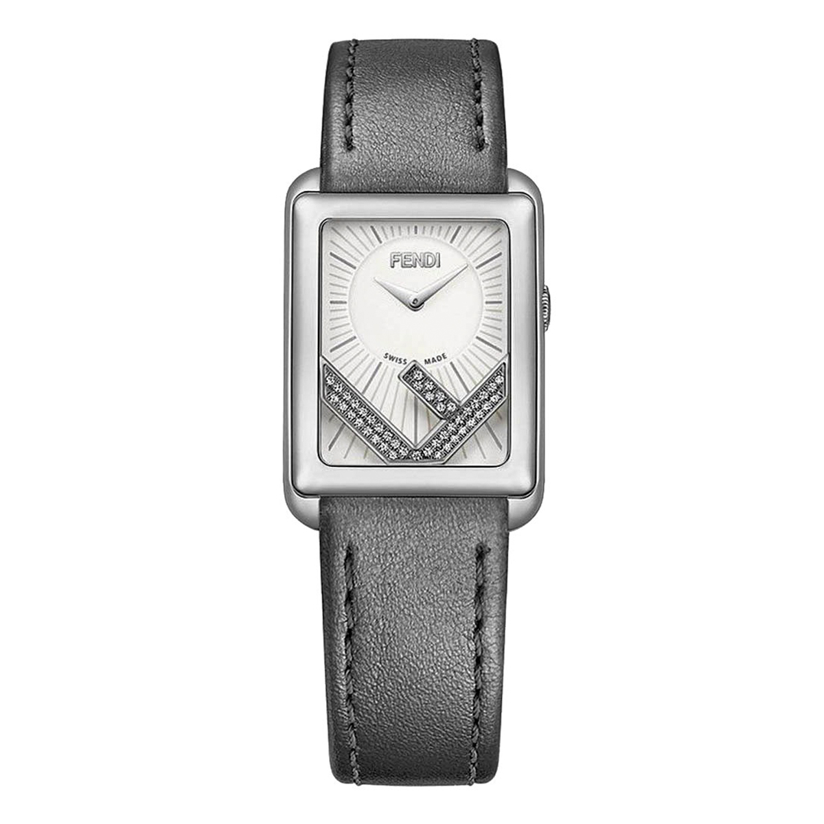 Đồng Hồ Nữ Fendi Diamond Lady Watch Màu Đen Bạc - Duy Hoang